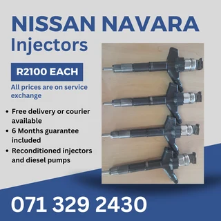 Nissan Navara Injectors For Sale With Warranty