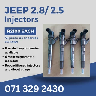 Jeep 2.8 Injectors For Sale With Warranty