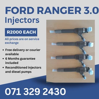 Ford Ranger 3.0 Injectors For Sale With Warranty
