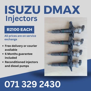 Isuzu Dmax Injectors For Sale With Warranty