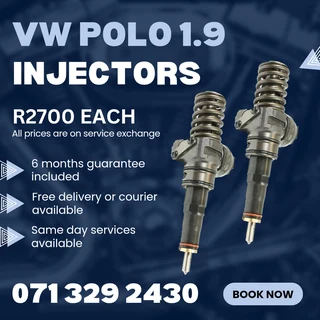 Vw Polo 1.9 Injectors For Sale With Warranty
