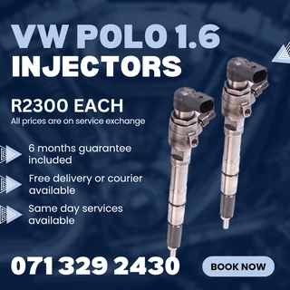 Vw Polo 1.6 Injectors For Sale With Wsrranty