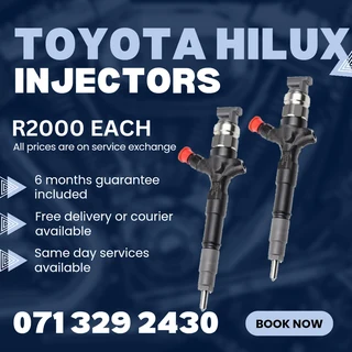 Toyota Hilux Injectors For Sale With Warranty