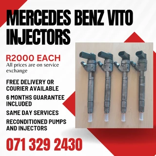 Mercedes Benz Vito Injectors For Sale With Warranty