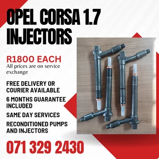 Opel Corsa 1.7 Injectors For Sale With Warranty