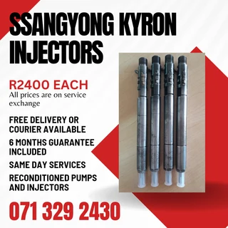 Ssangyong Kyron Diesel Injectors For Sale With Warranty