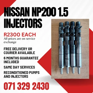 Nissan Np200 1.5 Injectors For Sale With Warranty