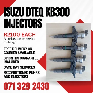 Isuzu Dteq Kb300 Injectors For Sale With Warranty