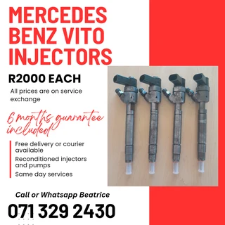 Mercedes Benz Vito Injectors For Sale With Warranty