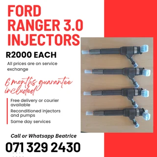 Ford Ranger 3.0 Injectors For Sale With Warranty