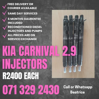 Kia Carnival 2.9 Injectors For Sale With Warranty