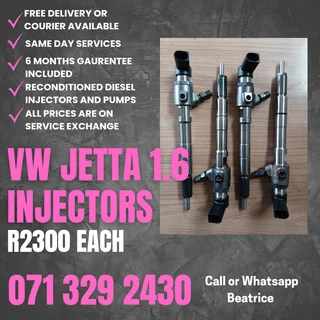 Vw Jetta 1.6 Injectors For Sale With Warranty
