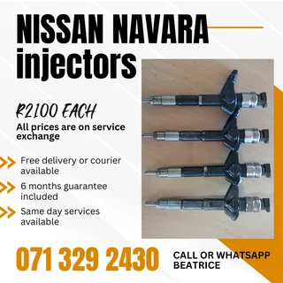 Nissan Navara Injectors For Sale With Warranty