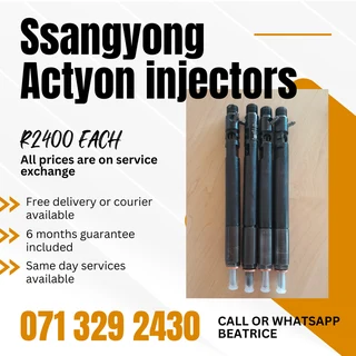 Ssangyong Actyon Injectors For Sale With Warranty