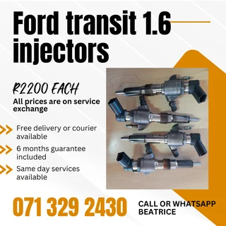 Ford Transit 1.6 Injectors For Sale With Warranty