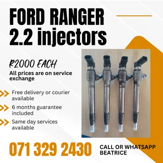 Ford Ranger 2.2 Injectors For Sale With Warranty