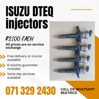 Isuzu Dteq Injectors For Sale With Warranty