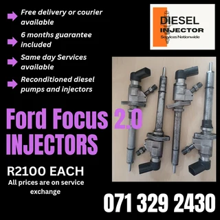 Ford Focus 2.0 Injectors For Sale With Warranty