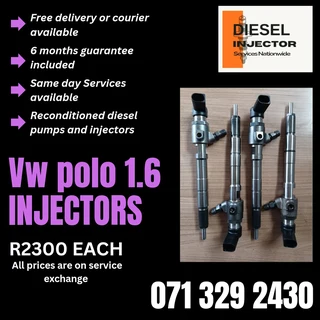 Vw Polo 1.6 Injectors For Sale With Warranty
