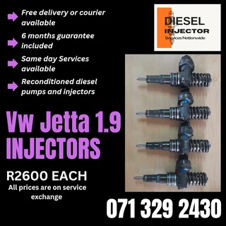 Vw Jetta 1.9 Injectors For Sale With Warranty
