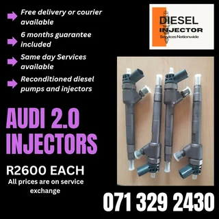 Audi 2.0 Injectors For Sale With Warranty