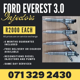 Ford Everest 3.0 Injectors For Sale With Warranty