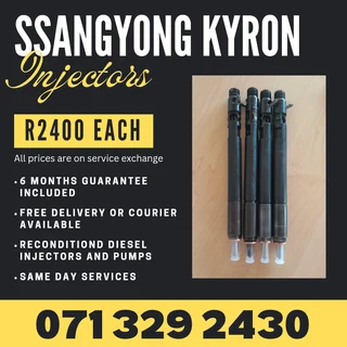 Ssangyong Kyron Injectors For Sale With Warranty