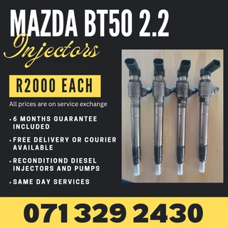 Mazda Bt50 2.2 Injectors For Sale With Warranty