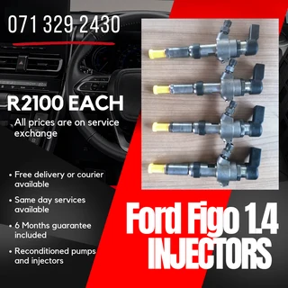 Ford Figo 1.4 Injectors For Sale With Warranty