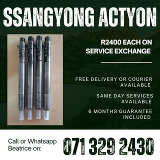 Ssangyong Actyon Injectors For Sale With Warranty