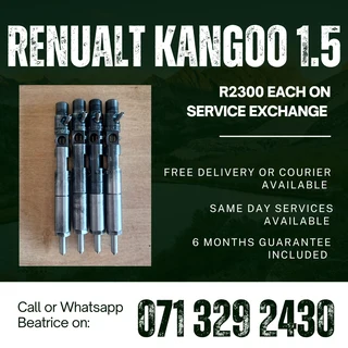 Renualt Kangoo 1.5 Injectors For Sale With Warranty