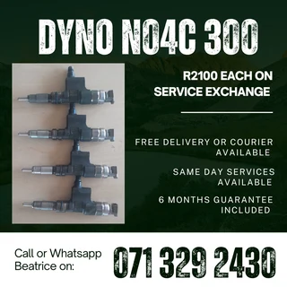 Dyno N04c Injectors For Sale With Warranty