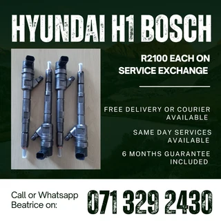 Hyundai H1 Bosch Injectors For Sale With Warranty