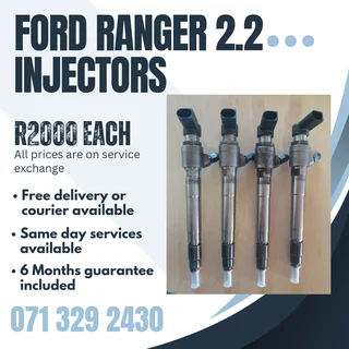Ford Ranger 2.2 Injectors For Sale With Warranty