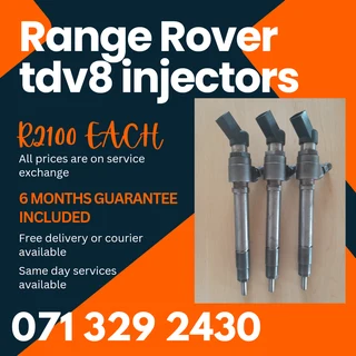 Range Rover Tdv8 Injectors For Sale With Warranty