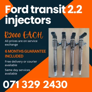 Ford Transit 2.2 Injectors For Sale With Warranty