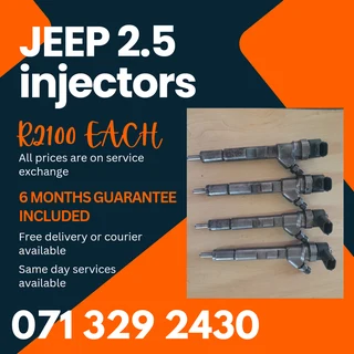 Jeep 2.5 Injectors For Sale With Warranty