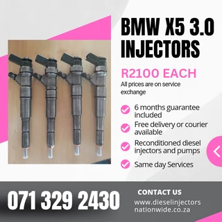 Bmw X5 3.0 Injectors For Sale With Warranty