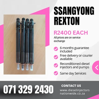 Ssangyong Rexton Injectors For Sale With Warranty