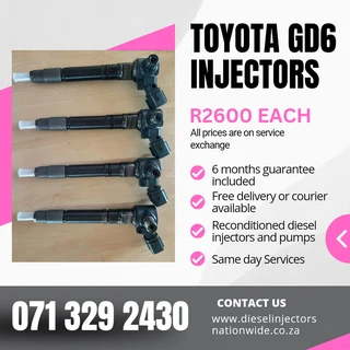 Toyota Gd6 Injectors For Sale With Warranty