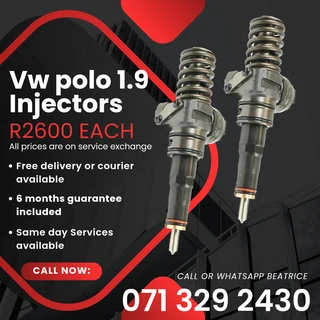 Vw Polo 1.9 Injectors For Sale With Warranty