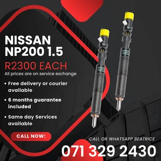 Nissan Np200 1.5 Injectors For Sale With Warranty