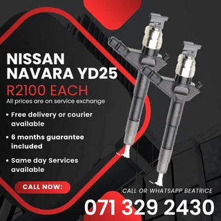 Nissan Navara Yd25 Injectors For Sale With Warranty