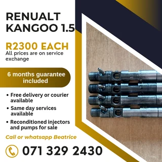 Renualt Kangoo 1.5 Injectors For Sale With Warranty