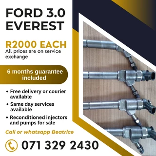 Ford Everest 3.0 Injectors For Sale With Warranty