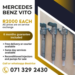 Mercedes Benz Vito Injectors For Sale With Warranty