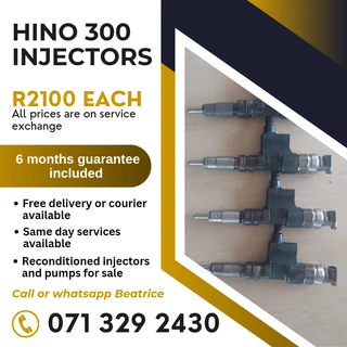 Hino 300 Truck Injectors For Sale With Warranty