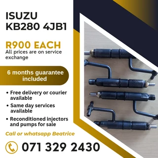Isuzu Kb280 Injectors For Sale With Warranty