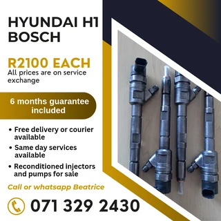 Hyundai H1 Bosch Injectors For Sale With Warranty