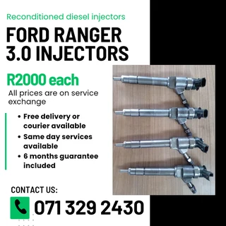 Ford Ranger 3.0 Injectors For Sale With Warranty